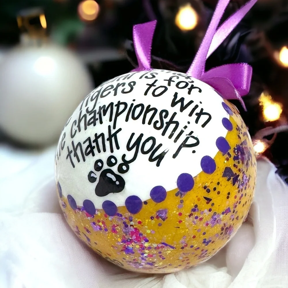 Handmade christmas ornament
